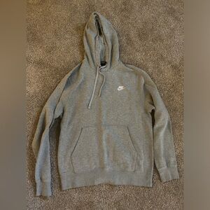 Gray Nike hoodie size small